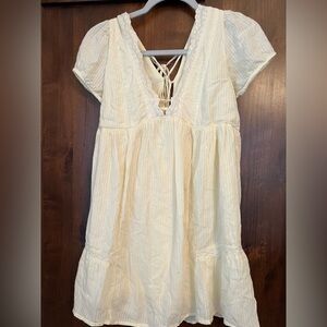 Urban Outfitters super cute pale yellow dress